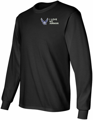 I Love My Airman U.S. Air Force Long Sleeve T-Shirt