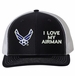 I Love My Airman U.S. Air Force Mesh Back Cap