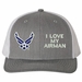I Love My Airman U.S. Air Force Mesh Back Cap