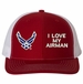 I Love My Airman U.S. Air Force Mesh Back Cap