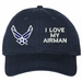 I Love My Airman U.S. Air Force Unstructured Dad Cap