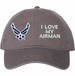 I Love My Airman U.S. Air Force Unstructured Dad Cap