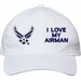 I Love My Airman U.S. Air Force Unstructured Dad Cap