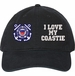 I Love My Coastie U.S. Coast Guard Unstructured Dad Cap