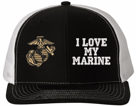 I Love My Marine U.S. Marine Corps Cap