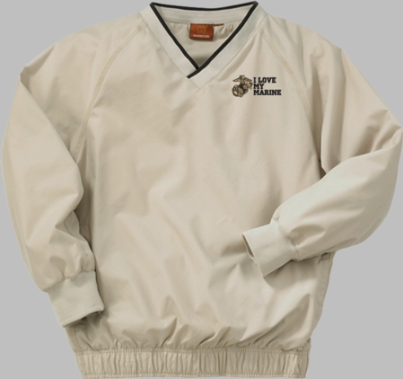 I Love My Marine U.S. Marine Corps Harriton Windshirt