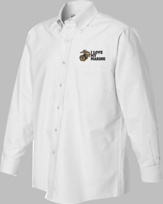 I Love My Marine U.S. Marine Corps Oxford Shirt