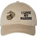 I Love My Marine U.S. Marine Corps Unstructured Dad Cap