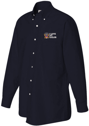 I Love My Sailor U.S. Navy Oxford Shirt