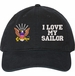 I Love My Sailor U.S. Navy Unstructured Dad Cap