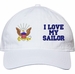 I Love My Sailor U.S. Navy Unstructured Dad Cap