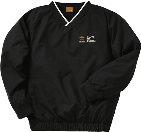 I Love My Soldier U.S. Army Harriton Windshirt