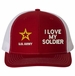 I Love My Soldier U.S. Army Mesh Back Cap