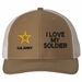 I Love My Soldier U.S. Army Mesh Back Cap