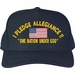 I Pledge Allegiance' with American Flag Custom Embroidered Cap