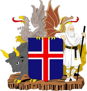 Iceland Coats Of Arms Decal