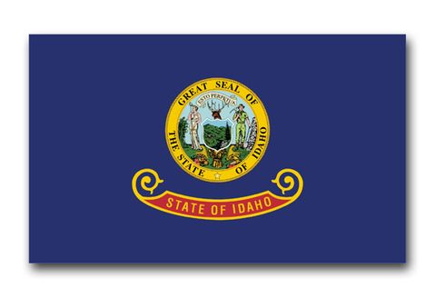 Idaho State Flag Vinyl Transfer Decal