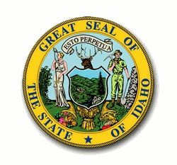 Idaho State Seal Vinyl Transfer Decal