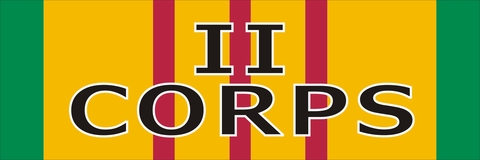 II Corps Vietnam Decal Sticker