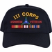 III Corps Afghanistan Veteran Embroidered Cap with Ribbons