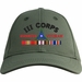 III Corps Afghanistan Veteran Embroidered Cap with Ribbons