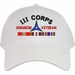 III Corps Afghanistan Veteran Embroidered Cap with Ribbons
