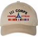 III Corps Afghanistan Veteran with Ribbons Unstructured Dad Cap