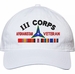 III Corps Afghanistan Veteran with Ribbons Unstructured Dad Cap