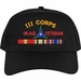 III Corps Iraq Veteran Embroidered Cap with Ribbons