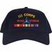 III Corps Iraq Veteran Embroidered Cap with Ribbons