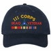 III Corps Iraq Veteran with Ribbons Unstructured Dad Cap