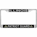 Illinois Patriot Guard Automobile License Plate Frame