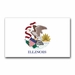 Illinois State Flag Vinyl Transfer Decal