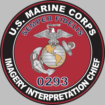 U.S.M.C. MOS 0293 Imagery Interpretation Chief Decal
