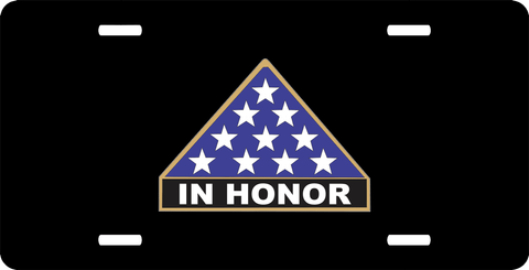 In Honor License Plate