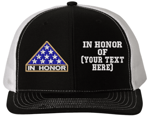 In Honor Split Custom Cap