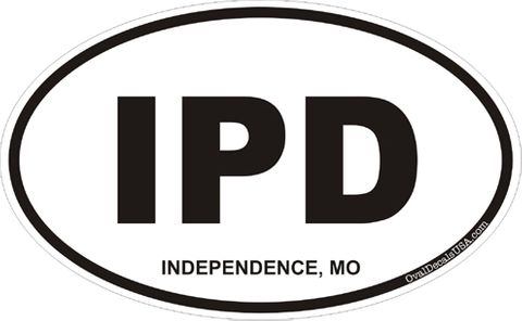 Independence Missouri Oval Decal