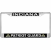 Indiana Patriot Guard Automobile License Plate Frame