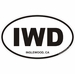 Inglewood California Oval Decal