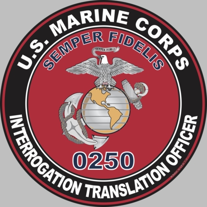 U.S.M.C. MOS 0250 Interrogation Translation Officer Decal
