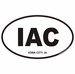 Iowa City Iowa Oval Decal