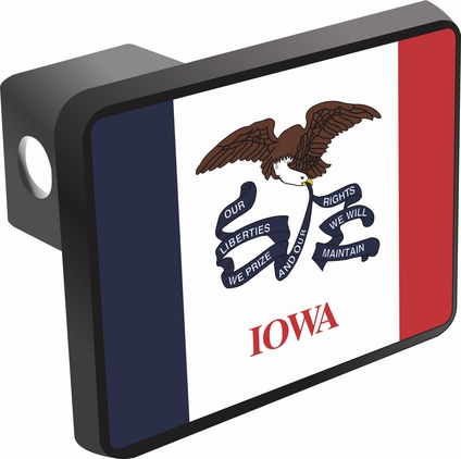 Iowa State Flag Hitch Cover