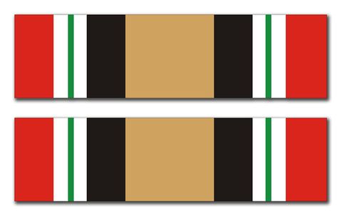Iraq Campaign Ribbon Vinyl Transfer Decal