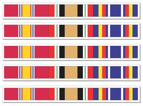 Iraq Service Ribbon 5 Pack