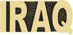Iraq Script Lapel Pin