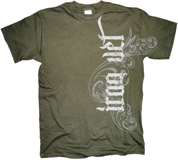 Iraq Veteran Vertical Tribal T Shirt