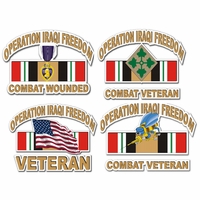 Iraq Veteran Decals Thumbnail Illustration