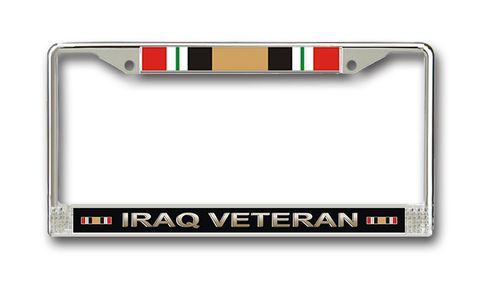 Iraq Veteran License Plate Frame