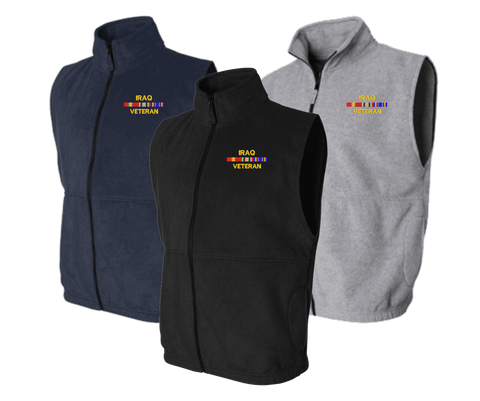 Iraq Veteran Full-Zip Fleece Vest