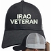Iraq Veteran Text Only Mesh-Back Ponytail Cap